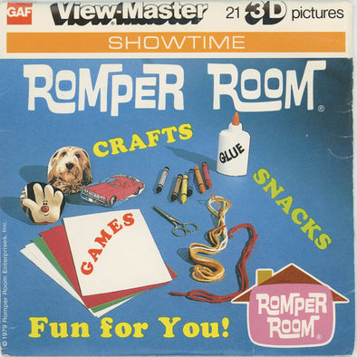 Romper Room - View-Master - 3 Reel Packet - 1970s - Vintage - (PKT-K20-G6nk) Packet 3Dstereo 