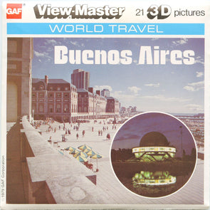 4 ANDREW - Buenos Aires - View Master 3 Reel Packet - 1979 - vintage - K23-G6 Packet 3dstereo 