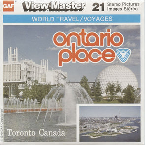 Ontario Place - View Master 3 Reel Packet - 1979 - vintage - K48C-G6 Packet 3dstereo 