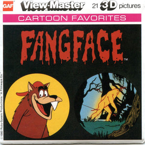 Fangface - View-Master 3 Reel Packet - 1970s - Vintage - (zur Kleinsmiede) - (K66-G6nk) Packet 3dstereo 