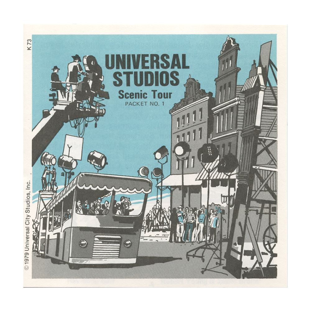 Universal Studios Scenic Tour - View-Master 3 Reel Packet - 1970s Views -  Vintage - (zur Kleinsmiede) - (K73-G6nk)