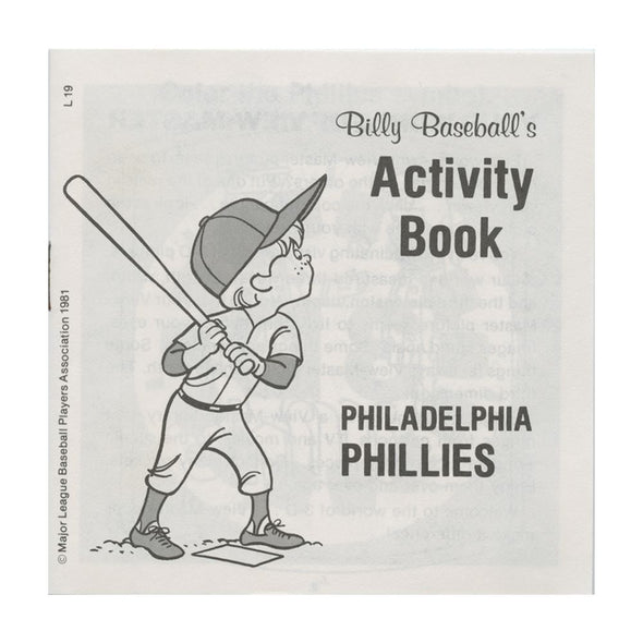 4 ANDREW - Philadelphia Philles - View Master 3 Reel Packet - 1981 - vintage - L19-G6 Packet 3dstereo 