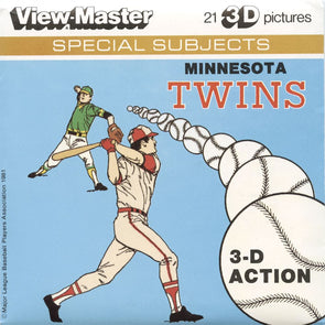 4 ANDREW - Minnesota Twins - View Master 3 Reel Packet - 1981 - vintage - L22-G6 Packet 3dstereo 