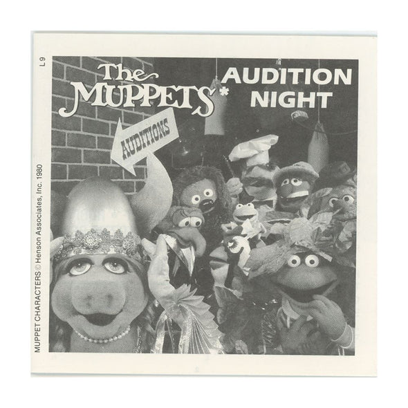 ANDREW - Muppets Audition Night - View-Master 3 Reel Packet - 1970s view - vintage - (L9-G5NK) Packet 3dstereo 