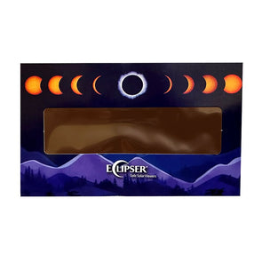 Hand-Held Solar Eclipse viewer - ISO Certified - Cardboard ('Purple Galaxy') - NEW 3dstereo 