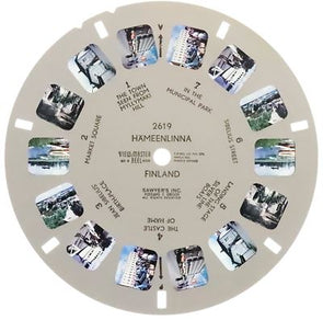 View-Master - 2619 - Hameenlinna, Finland - Single Reel - 1962 - vintage