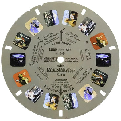 002-553 - Look and See in 3-D with View-Master - Demonstration Reel - View-Master Single Reel - vintage - (002-553) Reels 3dstereo 