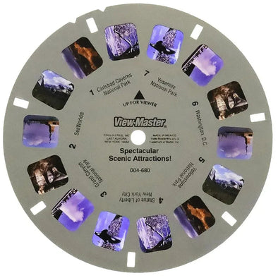 004-680x - View-Master Spectacular Scenic Attractions - Demonstration Reel - View-Master Single Reel - vintage - 2001 - (004-680x) Reels 3dstereo 