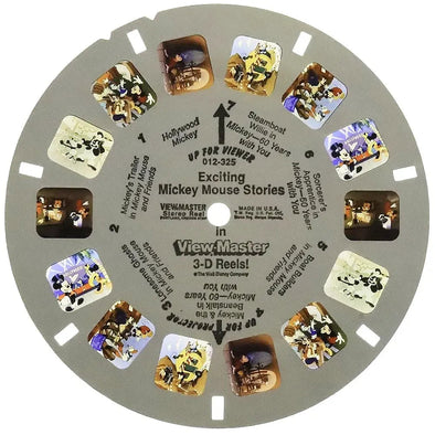 012-325 - Exciting Mickey Mouse stories in View-Master 3-D Reels! - Demonstration Reel - View-Master Single Reel - vintage - (012-325) Reels 3dstereo 