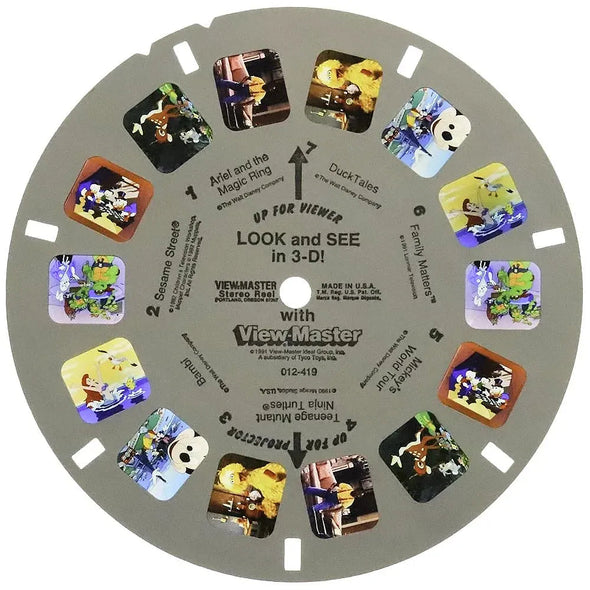 012-419 - Look and See in 3-D! with View-Master - Demonstration Reel - View-Master Single Reel - vintage - (012-419) Reels 3dstereo 