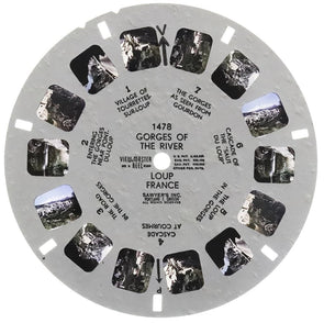 DALIA - 1478 - Gorges of the River - View-Master - Single Reel - vintage Reels 3dstereo 