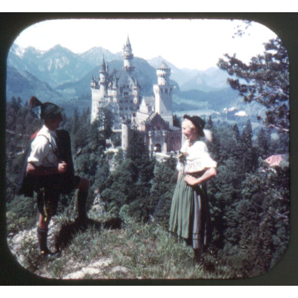 4 ANDREW - Neuschwanstein Royal Castle of Bavaria - View Master Single Reel - 1959 - vintage - 1509D Reels 3dstereo 