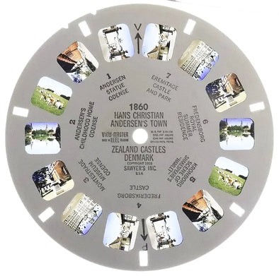 -DALIA- Hans Christian Anderson's Town - View-Master Printed Reel - 1955 - vintage - #1860 Reels 3dstereo 