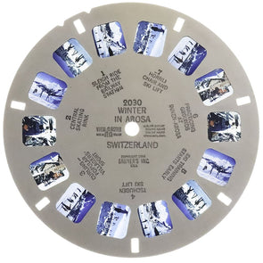 Winter in Arosa - View-Master Printed Reel - 1950 - vintage - #2030 Reels 3dstereo 