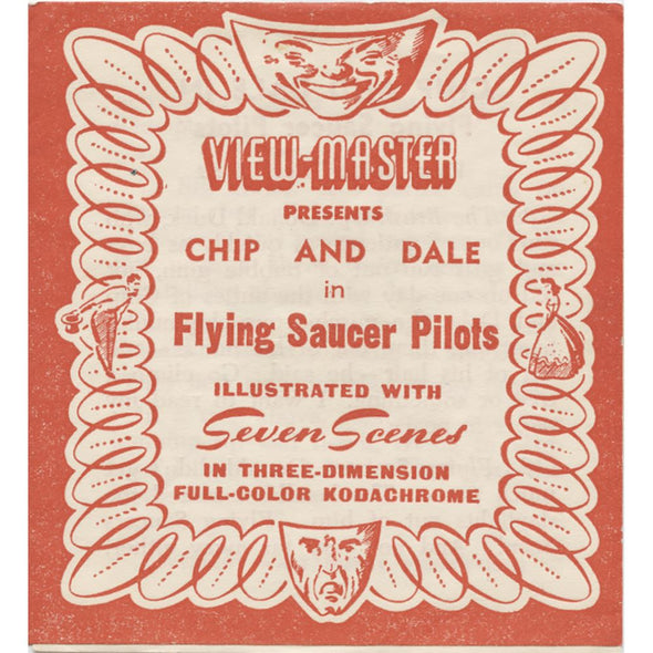 4 ANDREW - Chip and Dale in Flying Saucer Pilots - Australian View-Master Reel - vintage - 842-B Reels 3dstereo 