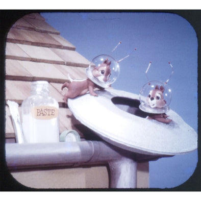 4 ANDREW - Chip and Dale in Flying Saucer Pilots - Australian View-Master Reel - vintage - 842-B Reels 3dstereo 