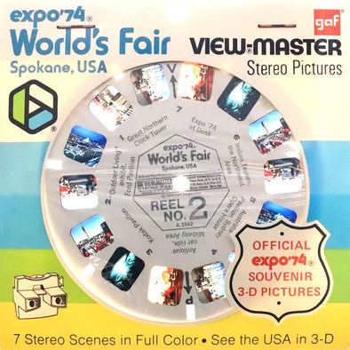 Expo '74 World's Fair - Spokane, USA - Reel No.2 - View-Master Single Reel - vintage - A2842 Reels 3dstereo 