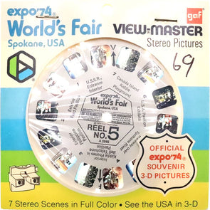 Expo'74 World's Fair - Spokane, USA - Reel No.5 - View-Master Single Reel - vintage - A2845 Reels 3dstereo 