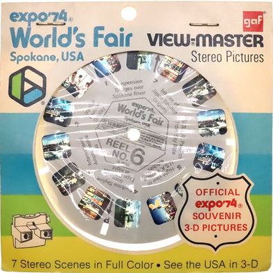 Expo'74 World's Fair - Spokane, USA - Reel No.6 - View-Master Single Reel - vintage - A2846 Reels 3dstereo 