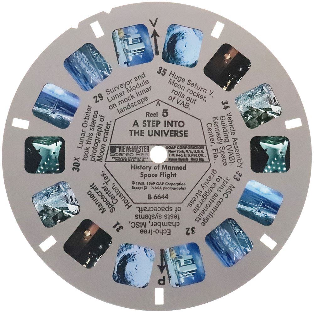 Step into the Universe - 10 ViewMaster Vintage 3D Reels Plus