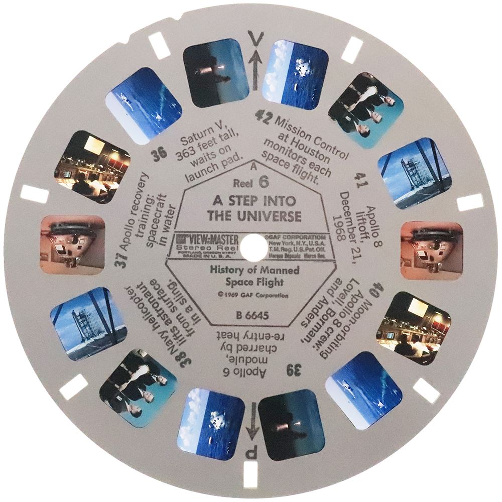 Step into the Universe - 10 ViewMaster Vintage 3D Reels Plus