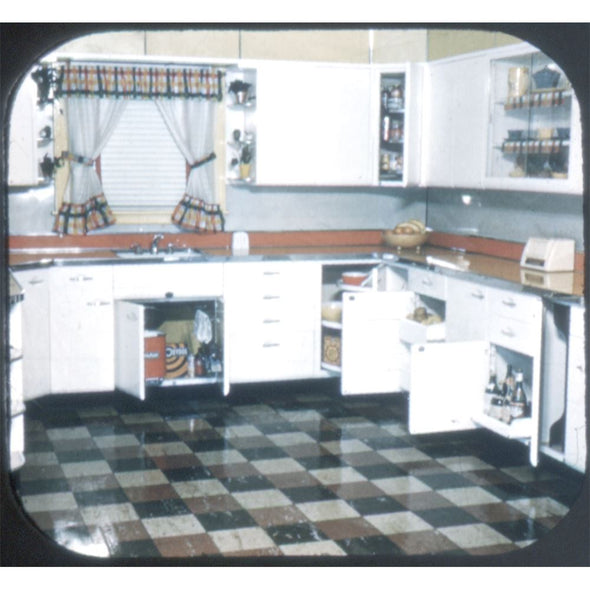 3 ANDREW - Beachcraft Custom Kitchens - View-Master Special Commercial Reel - 1950s - vintage Reels 3dstereo 