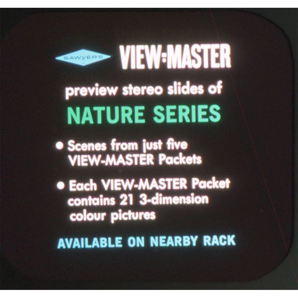 View-Master Preview Reel, Picture Of Nature Series, DRE-8-E, 1972 – Ron's  Rescued Treasures