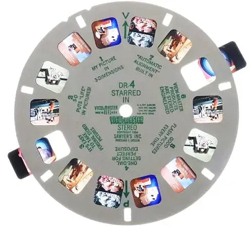 DR 4 -'Starred In View-Master Stereo' - View-Master Demonstration Reel -  1954 - vintage - (DR-4)