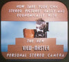 'Starred In View-Master Stereo' - View-Master Demonstration Reel - 1954 - vintage - (DR-4) Reels 3Dstereo 