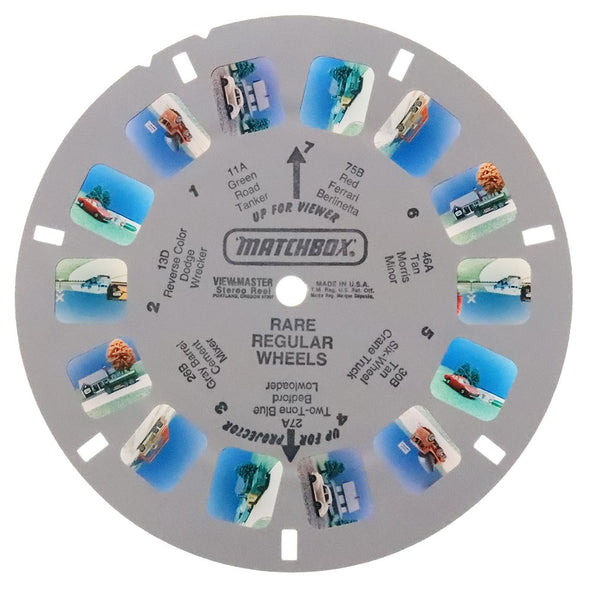 Matchbox - View-Master Rare Regular Wheels Commercial Reel - vintage Reels 3dstereo 