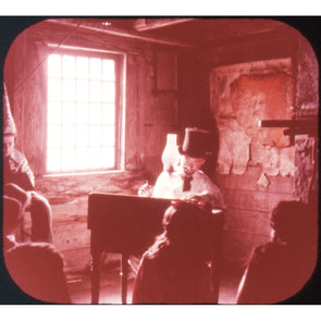 The Oldest Wooden School in U.S. - View-Master Special On-Location Reel - 1978 - vintage - J519 Reels 3dstereo 
