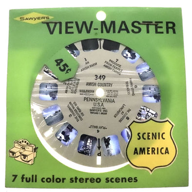 4 ANDREW - Amish Country - Pennsylvania - View-Master Scenic America Reel - 1951 - vintage - 349 Reels 3dstereo 