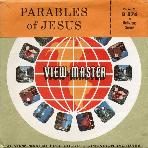 Parables of Jesus - Vintage Classic View-Master(R) 3 Reel Packet - 1960s Packet 3dstereo 