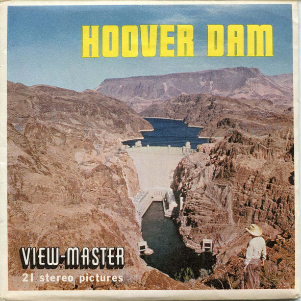 Hoover Dam - View-Master - Vintage - 3 Reel Packet - 1960s Views - A158 Packet 3dstereo 