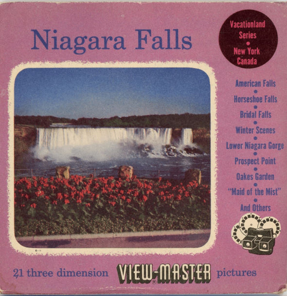 ViewMaster - Niagara Falls - Vacationland Series - Vintage - 3 Reel Packet - 1960s Views Packet 3dstereo 