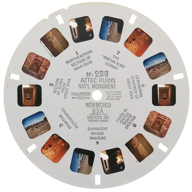 Aztec Ruins National Monument, New Mexico USA - View-Master SP Reel - vintage - (SP-288) 3Dstereo.com 