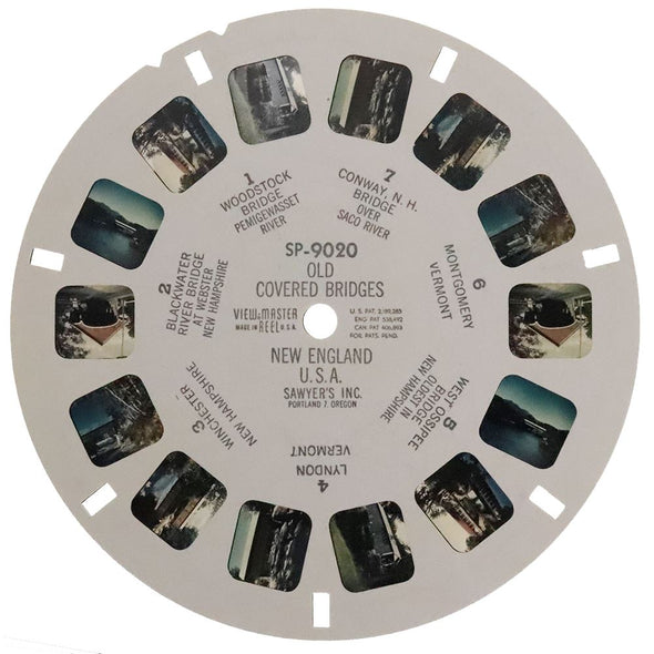 Old Covered Bridges, New England USA - View-Master SP Reel - vintage - (SP-9020) 3Dstereo.com 