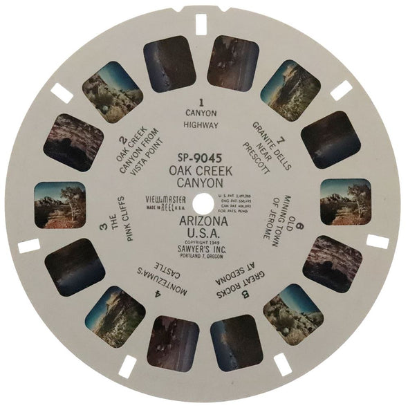 Oak Creek Canyon, Arizona USA - View-Master SP Reel - vintage - (SP-9045) 3Dstereo.com 