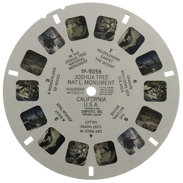 Joshua Tree National Monument, California USA - View-Master SP Reel - vintage - (SP-9056) 3Dstereo.com 