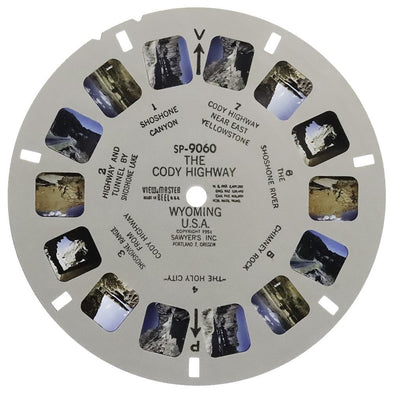 The Cody Highway, Wyoming USA - View-Master SP Reel - vintage - (SP-9060) 3Dstereo.com 