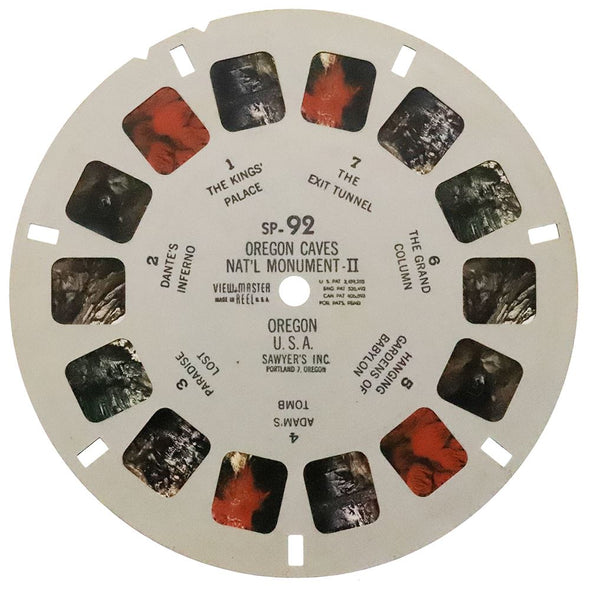 Oregon Caves National Monument II USA - View-Master SP Reel - vintage - (SP-92) 3Dstereo.com 