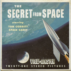 Secret from Space - Tom Corbett - Vintage Classic View-Master(R) 3 Reel Packet - 1960s (PKT-B581-S5) Packet 3dstereo 