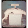 PinUp Nude Stereo Slide - Back Arch - Cardboard Mount - 1950s - vintage 3Dstereo.com 