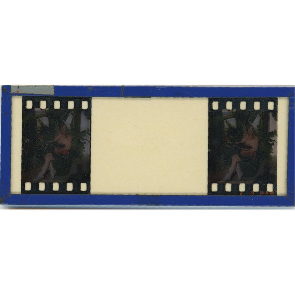 Pinup Nude Stereo Slide - Original Playing guitar - 1950s - vintage 3Dstereo.com 
