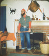 4 ANDREW - Stereo Slide - Lumberjack - Halloween - Kodachrome - 5 Perf Realist Format - vintage 3Dstereo.com 