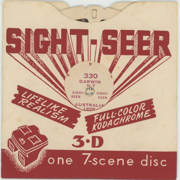 4 ANDREW - Darwin N.T. - Switzerland - Sight-Seer Single Reel - 1955 - vintage - 330 Reels 3dstereo 