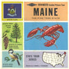 Maine - Map Series - Vintage Classic View-Master(R) 3 Reel Packet - 1960s views Packet 3dstereo 