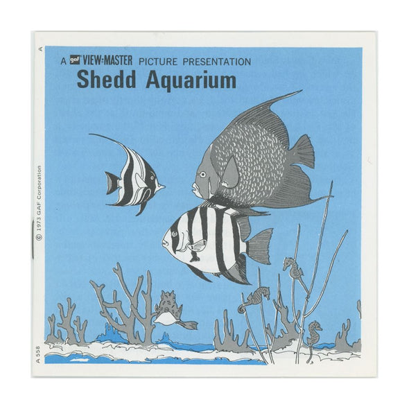 View-Master 3 Reel Packet - Shedd Aquarium, Chicago Illinois - Booklet