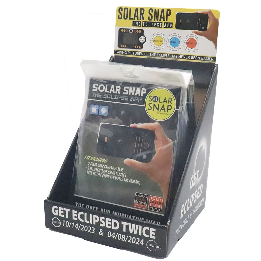 America Paper Optics Solar Snap Kit (Includes Solar Filters, Glasses & App)  for Eclipse Photography