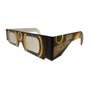 Solar Eclipse Glasses - ISO Certified - Cardboard ('Solar Glow') - NEW 3dstereo 